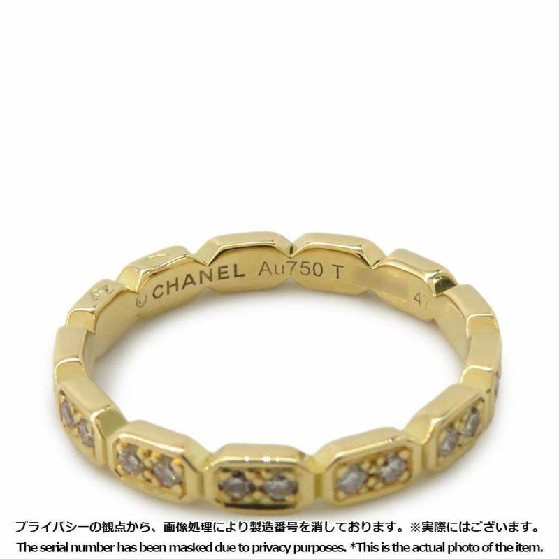 シャネル リング プルミエール プロメス フルエタニティ ダイヤモンド K18YG リングサイズ47 J4133 CHANEL 指輪