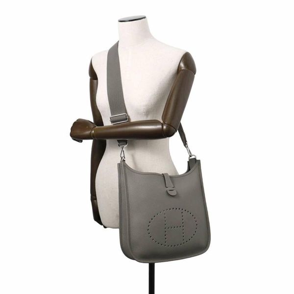 エルメス ショルダーバッグ エブリン3 PM グリメイヤー/シルバー金具 トリヨンクレマンス W刻印