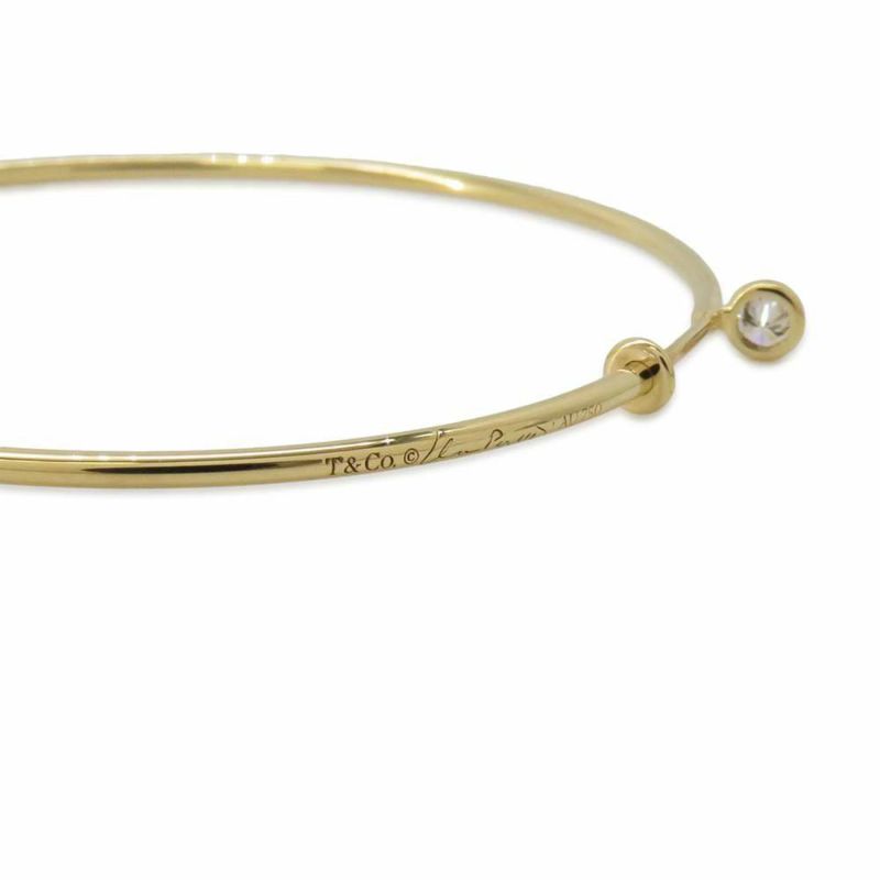 ティファニー ピアス エルサ ペレッティ フープ ピアス ミディアム ダイヤモンド 計0.10ct K18YG 60018046 Tiffany&Co.