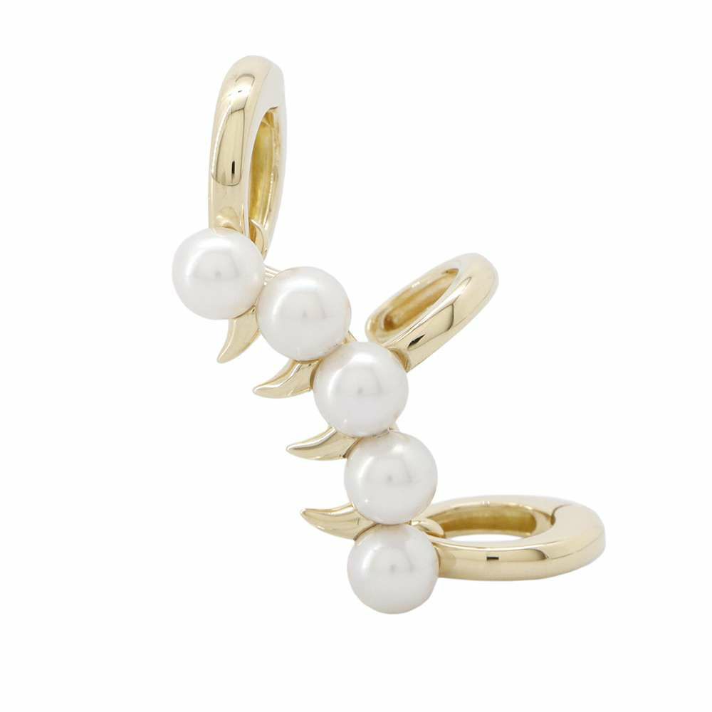 タサキ イヤーカフ デインジャー スコーピオン イヤーカフ あこや真珠 K18YGイエローゴールド E-3945 TASAKI 左耳用