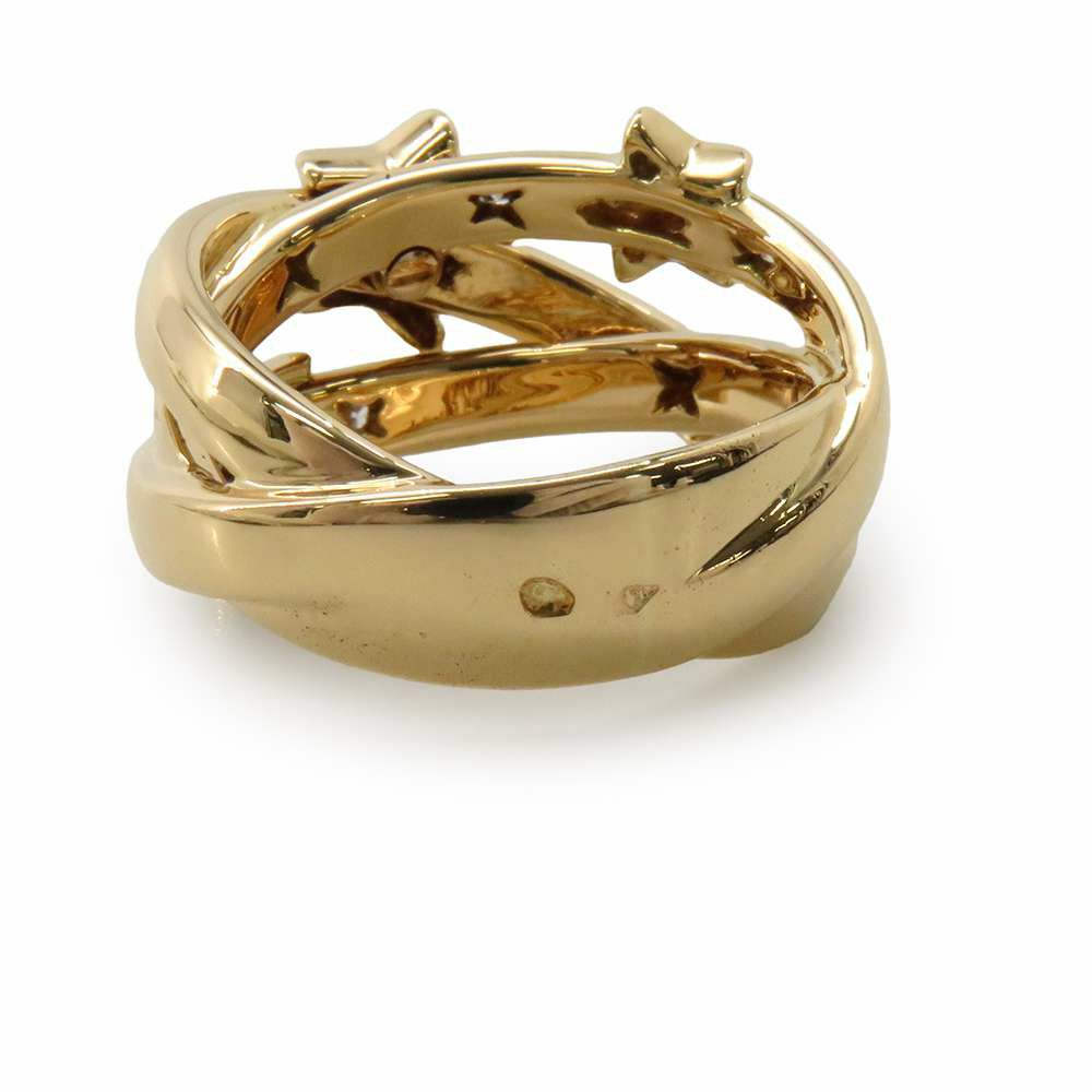 シャネル リング コメット ダイヤモンド K18YGイエローゴールド リングサイズ約13号 J1130 CHANEL 指輪 ジュエリー