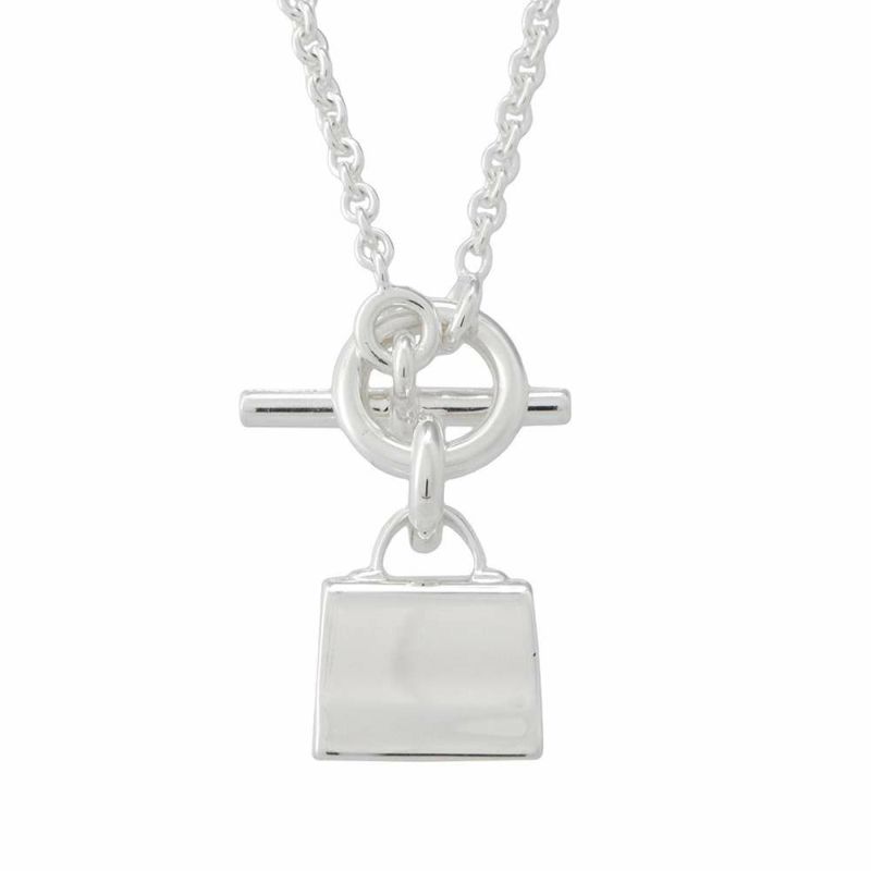 エルメス ネックレス アミュレット ケリー SV925シルバー HERMES ジュエリー ペンダント