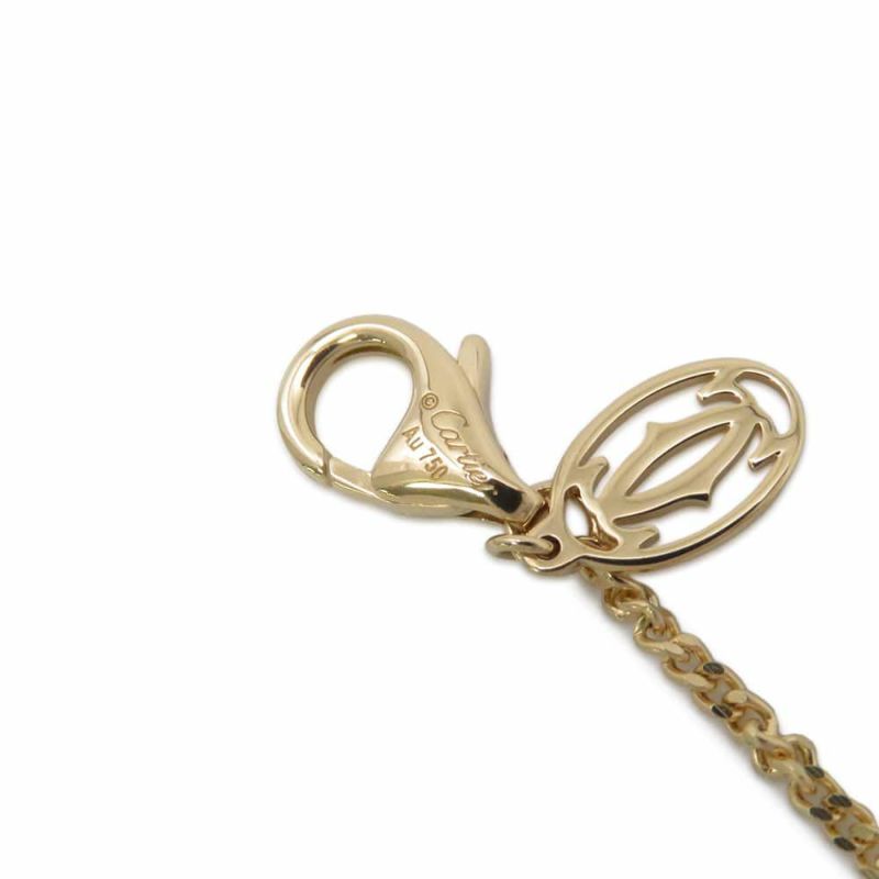 カルティエ ネックレス トリニティ クッション ペンダント セミパヴェ ダイヤ 54P 計0.39ct K18YG/K18PG/K18WG Cartier N7424481