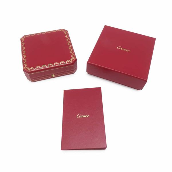 カルティエ ネックレス トリニティ クッション ペンダント セミパヴェ ダイヤ 54P 計0.39ct K18YG/K18PG/K18WG Cartier N7424481