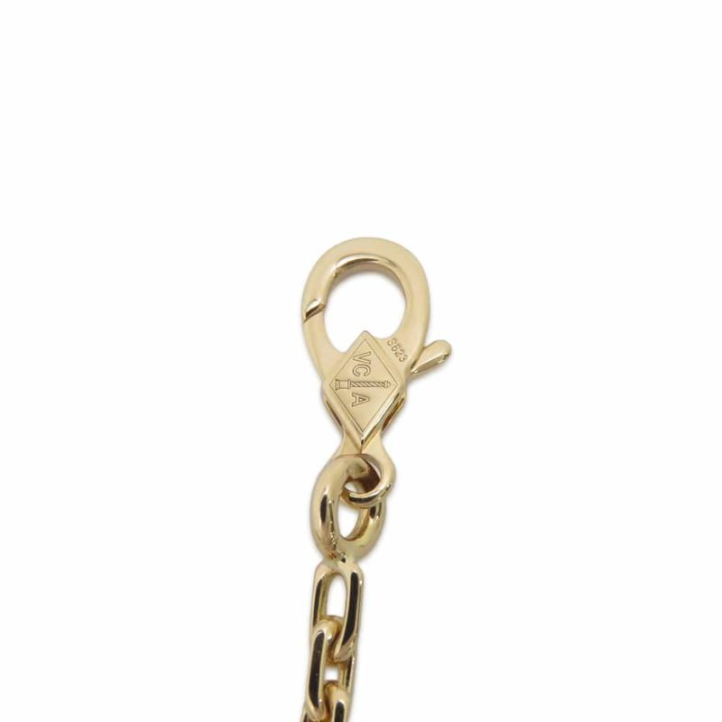 ヴァンクリーフ&アーペル ネックレス マジック アルハンブラ 6モチーフ オニキス マザーオブパール K18YGイエローゴールド VCARD79200