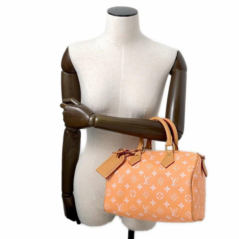 ルイヴィトン 2wayショルダーバッグ  モノグラム・サマーピーチ スピーディ P9 バンドリエール M13912 ミニボストン