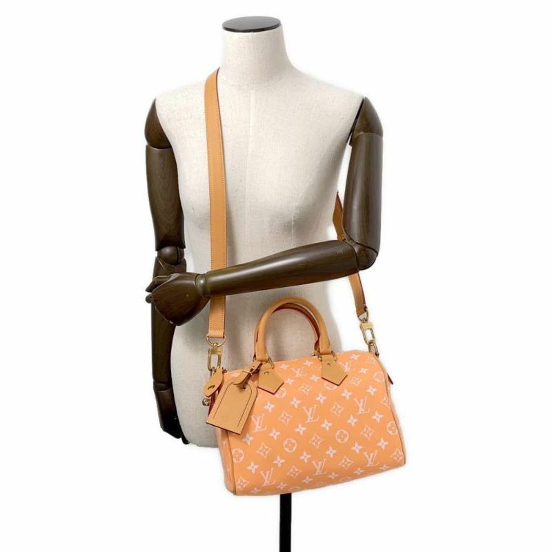 ルイヴィトン 2wayショルダーバッグ  モノグラム・サマーピーチ スピーディ P9 バンドリエール M13912 ミニボストン
