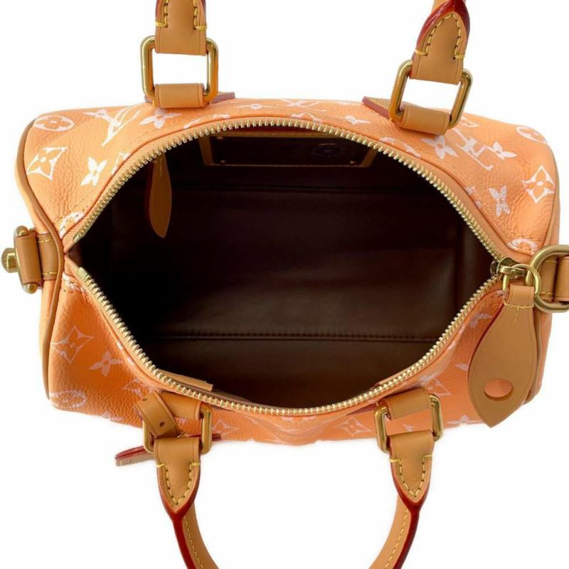 ルイヴィトン 2wayショルダーバッグ  モノグラム・サマーピーチ スピーディ P9 バンドリエール M13912 ミニボストン