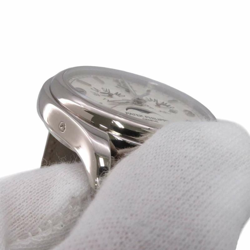 パテックフィリップ コンプリケーション アニュアルカレンダー ムーンフェイズ PATEK PHILIPPE アイボリー文字盤