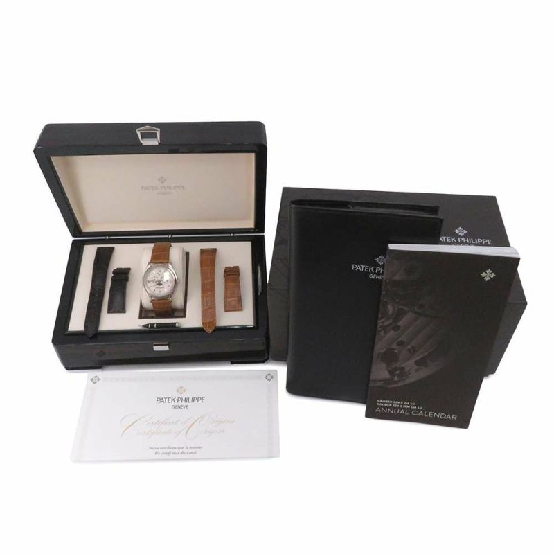 パテックフィリップ コンプリケーション アニュアルカレンダー ムーンフェイズ PATEK PHILIPPE アイボリー文字盤