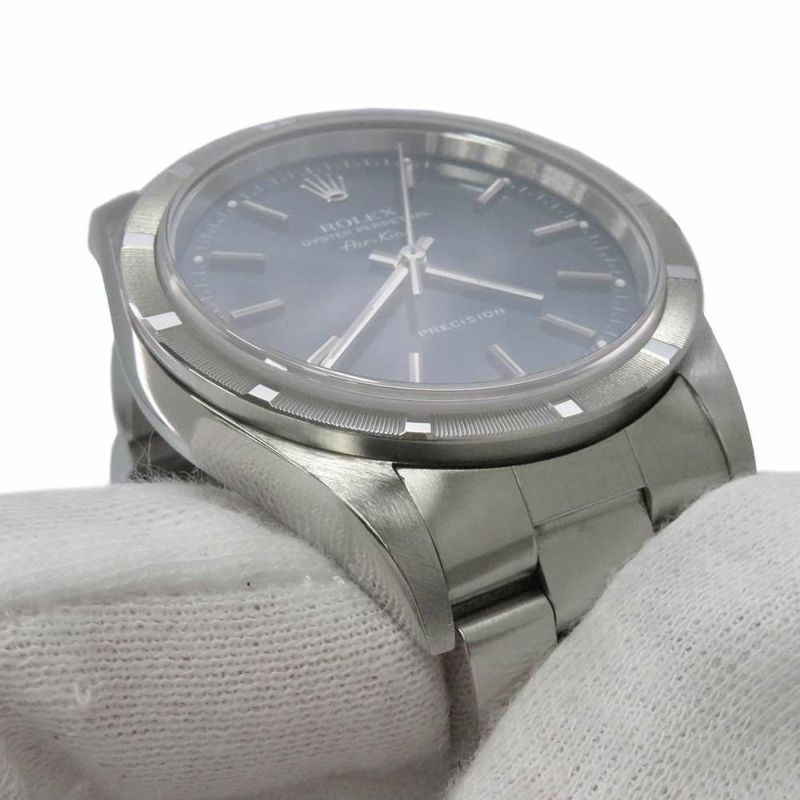 ロレックス エアキング A番 14010 ROLEX 腕時計 ブルー文字盤