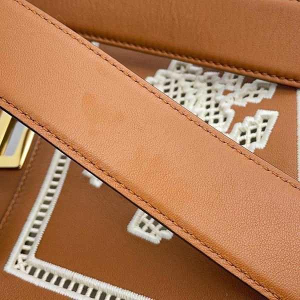 フェンディ ハンドバッグ ミニ ピーカブー レザー 8BN244 FENDI バッグ 2wayショルダーバッグ