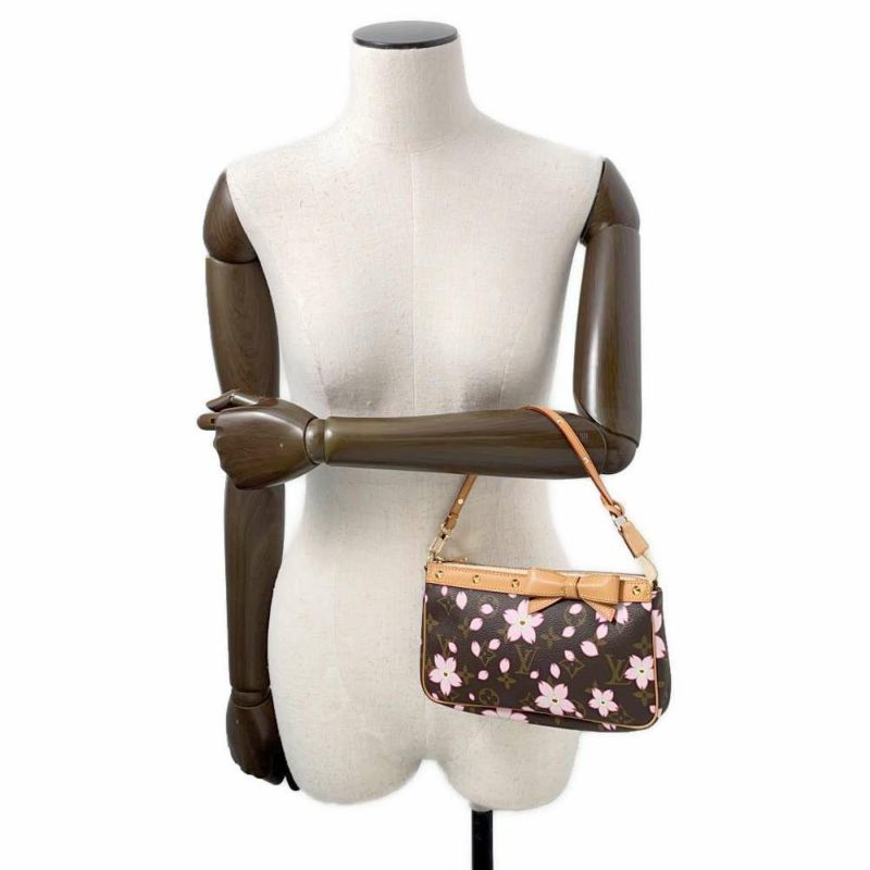 ルイヴィトン ハンドバッグ モノグラム チェリーブロッサム ポシェット・アクセソワール M92006  ポーチ 村上隆