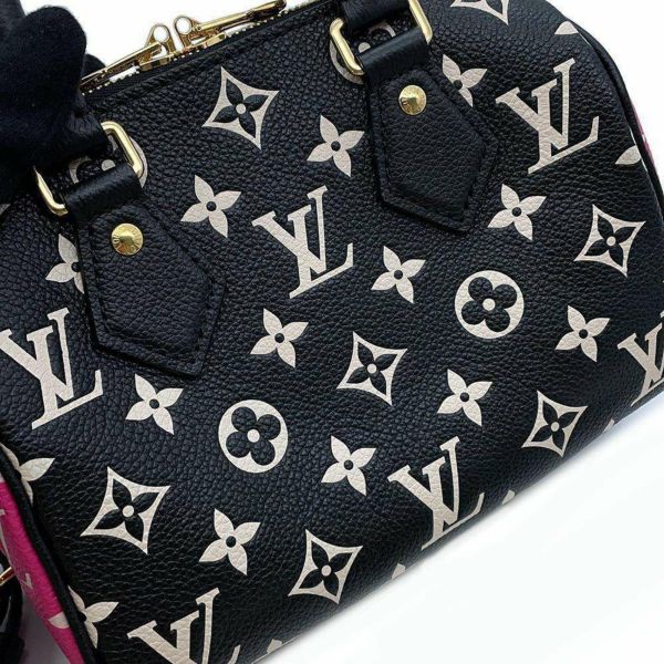 ルイヴィトン ハンドバッグ モノグラム・アンプラント スピーディ・バンドリエール20 M46088 2wayショルダー ブラック 黒 白