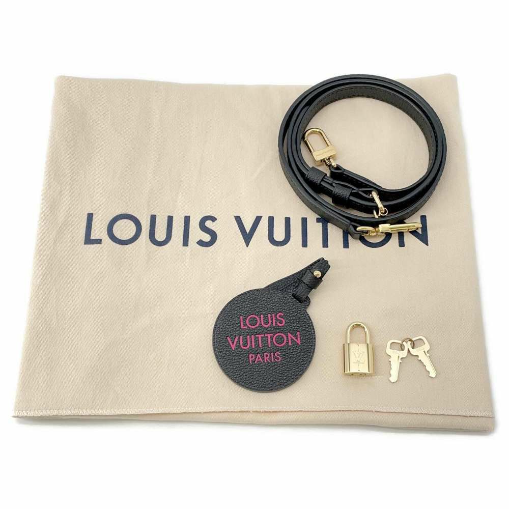 ルイヴィトン ハンドバッグ モノグラム・アンプラント スピーディ・バンドリエール20 M46088 2wayショルダー ブラック 黒 白