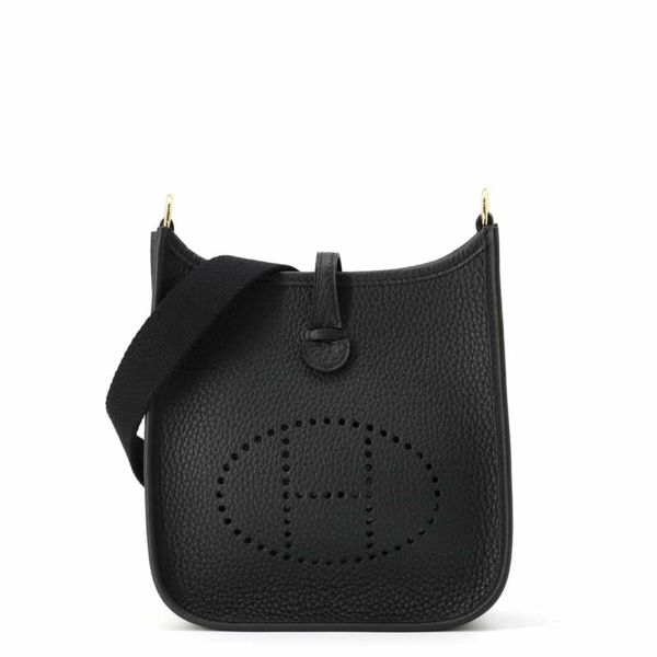 エルメス エブリンTPM アマゾン ブラック/ゴールド金具 トリヨンクレマンス K刻印 黒