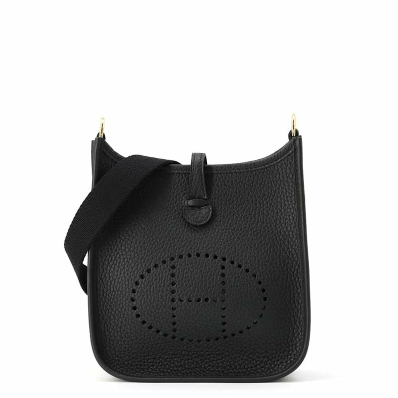 エルメス エブリンTPM アマゾン ブラック/ゴールド金具 トリヨンクレマンス K刻印 黒