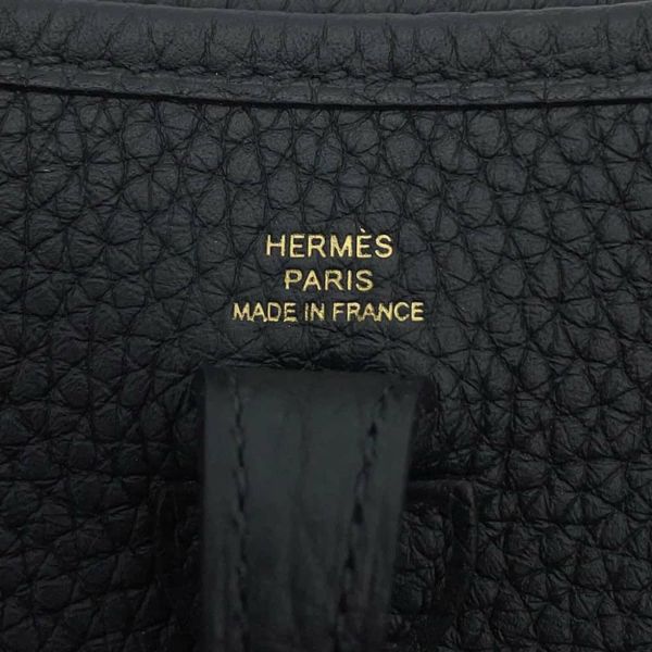 エルメス エブリンTPM アマゾン ブラック/ゴールド金具 トリヨンクレマンス K刻印 黒
