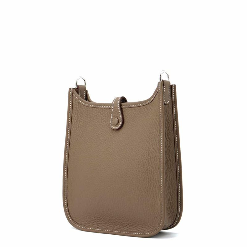 エルメス エブリンTPM アマゾン エトゥープ/ブルーインディゴ/シルバー金具 トリヨンクレマンス W刻印