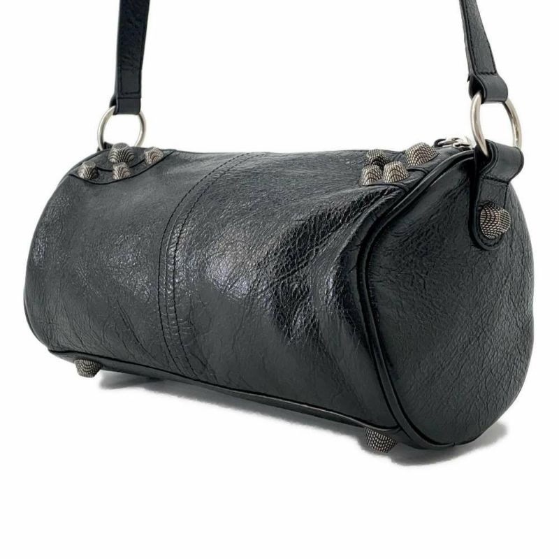 バレンシアガ ショルダーバッグ ルカゴール シリンダー レザー 771716 BALENCIAGA バッグ 黒