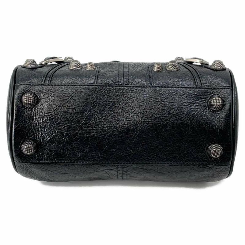 バレンシアガ ショルダーバッグ ルカゴール シリンダー レザー 771716 BALENCIAGA バッグ 黒