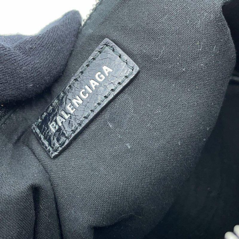 バレンシアガ ショルダーバッグ ルカゴール シリンダー レザー 771716 BALENCIAGA バッグ 黒