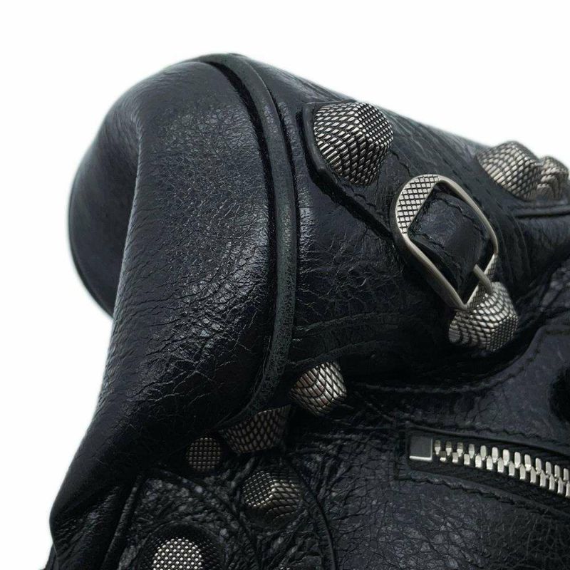 バレンシアガ ショルダーバッグ ルカゴール シリンダー レザー 771716 BALENCIAGA バッグ 黒