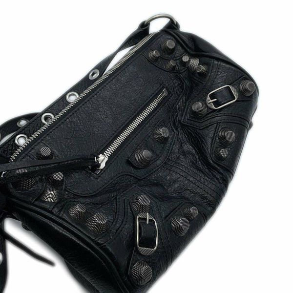 バレンシアガ ショルダーバッグ ルカゴール シリンダー レザー 771716 BALENCIAGA バッグ 黒