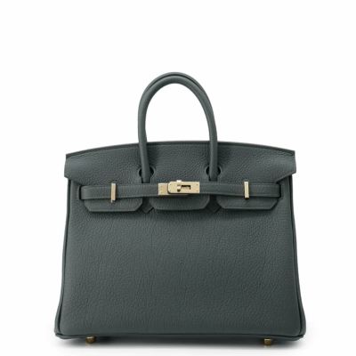 エルメス バーキン25 ヴェールマングローブ/シャンパンゴールド