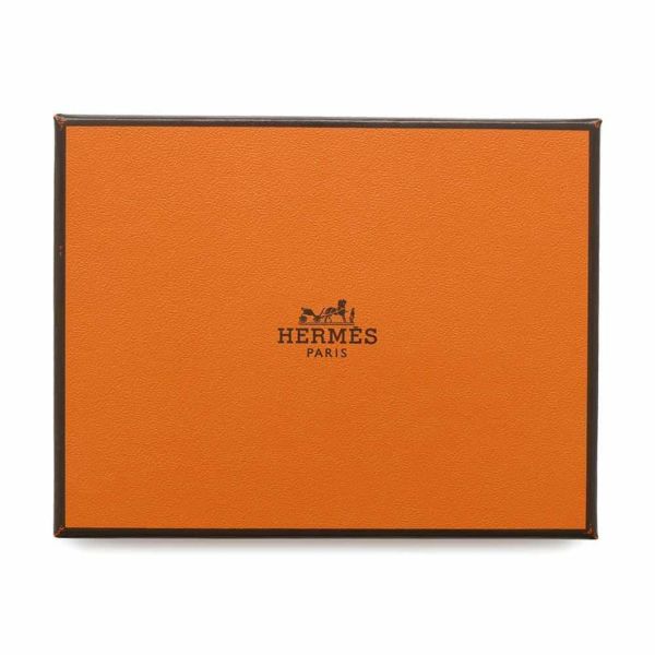 エルメス キーホルダー カルメン エトゥープ/シルバー金具 ラムスキン W刻印