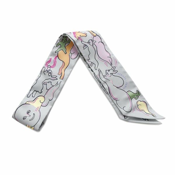 エルメス スカーフ ツイリー 千と一のウサギ Mille et Un Lapins