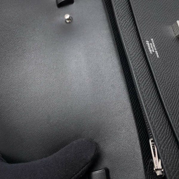 エルメス 長財布 コンスタンス トゥーゴー ロング ブラック/シルバー金具 エプソン W刻印 HERMES 黒