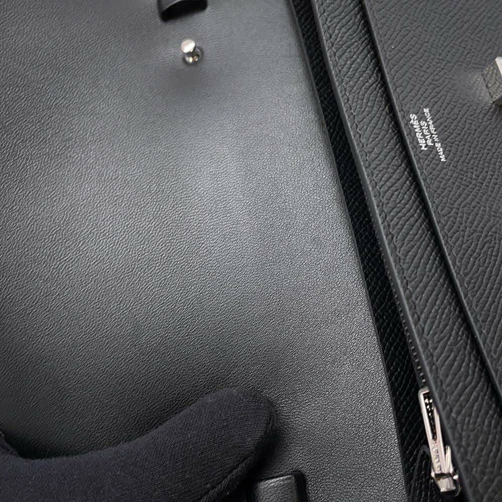 エルメス 長財布 コンスタンス トゥーゴー ロング ブラック/シルバー金具 エプソン W刻印 HERMES 黒