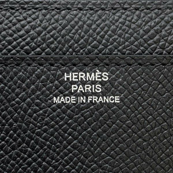 エルメス 長財布 コンスタンス トゥーゴー ロング ブラック/シルバー金具 エプソン W刻印 HERMES 黒