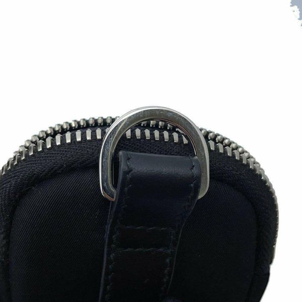 プラダ ブーツ モノリス ポーチ付 レザー Re-Nylon コンバットブーツ レディースサイズ37 2/1 1T255M PRADA 靴 黒