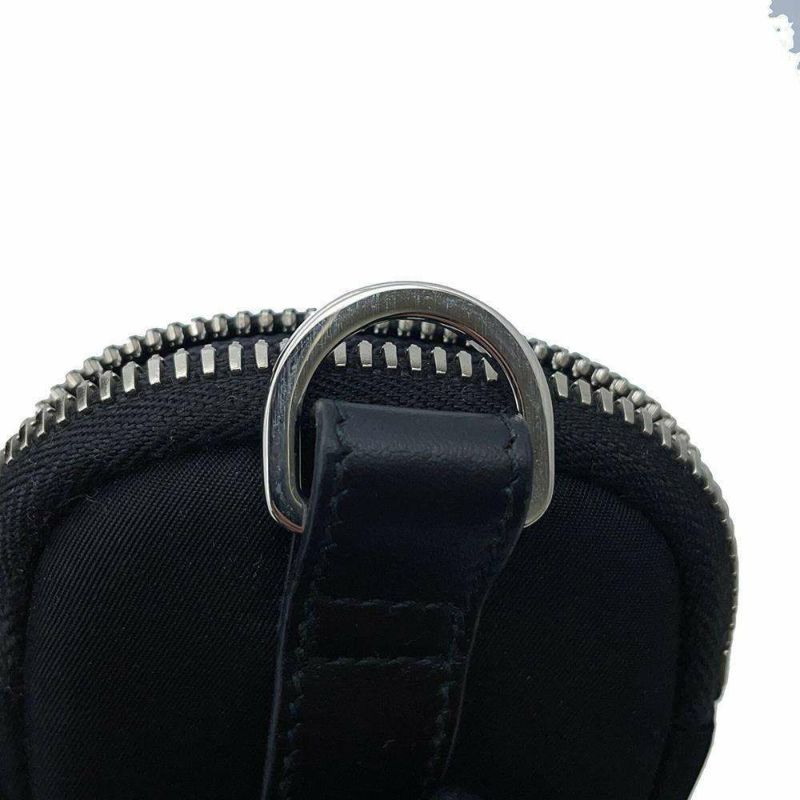 プラダ ブーツ モノリス ポーチ付 レザー Re-Nylon コンバットブーツ レディースサイズ37 2/1 1T255M PRADA 靴 黒