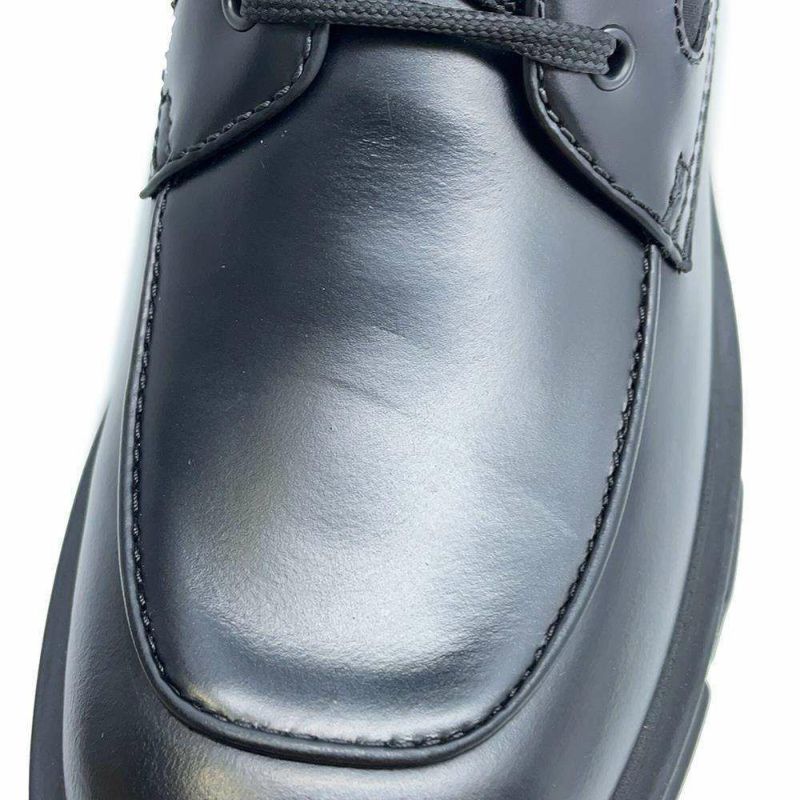 プラダ ロングブーツ モノリス ポーチ付 コンバットブーツ レディースサイズ37 2/1 PRADA 靴 黒