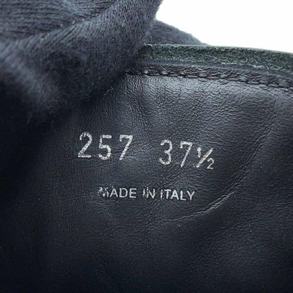 プラダ ロングブーツ モノリス ポーチ付 コンバットブーツ レディースサイズ37 2/1 PRADA 靴 黒