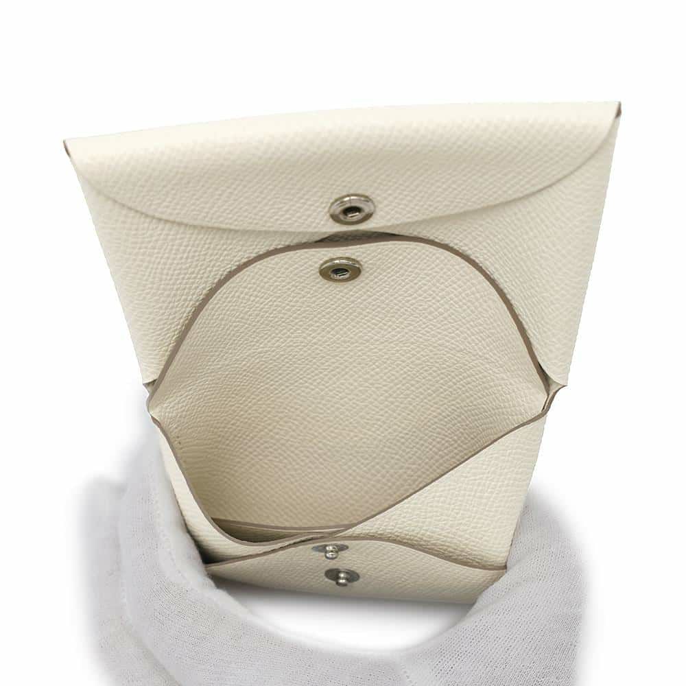 エルメス コインケース カルヴィ デュオ クレ/シルバー金具 エプソン W刻印 財布