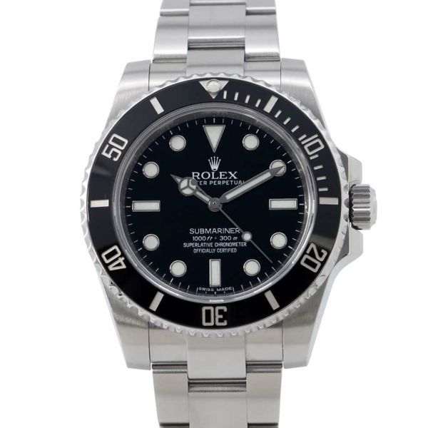 ロレックス サブマリーナ ノンデイト ランダムシリアル ルーレット 114060 ROLEX 腕時計 ウォッチ 黒文字盤