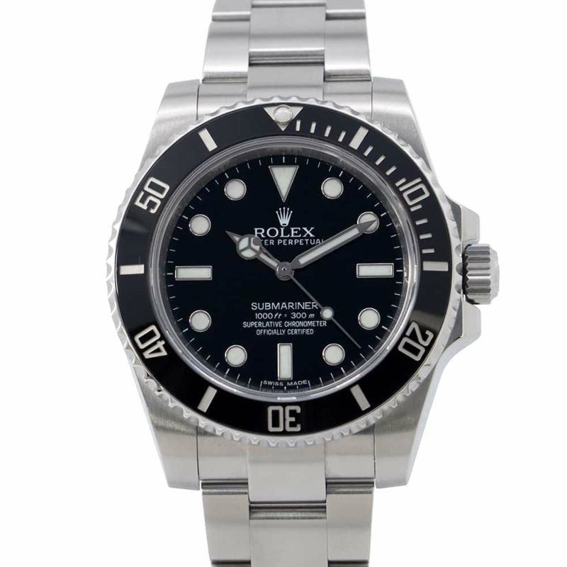 ロレックス サブマリーナ ノンデイト ランダムシリアル ルーレット 114060 ROLEX 腕時計 ウォッチ 黒文字盤