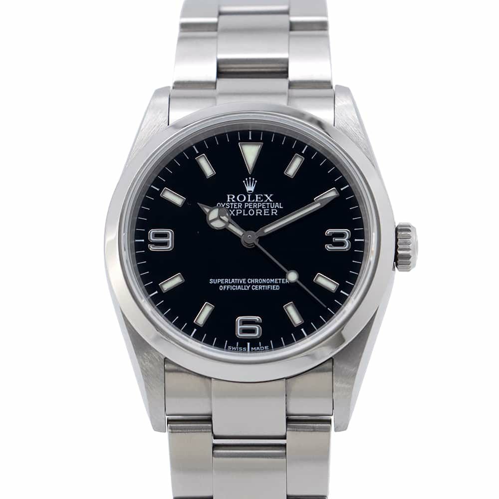 ロレックス エクスプローラー1 K番 114270 ROLEX 腕時計 黒文字盤