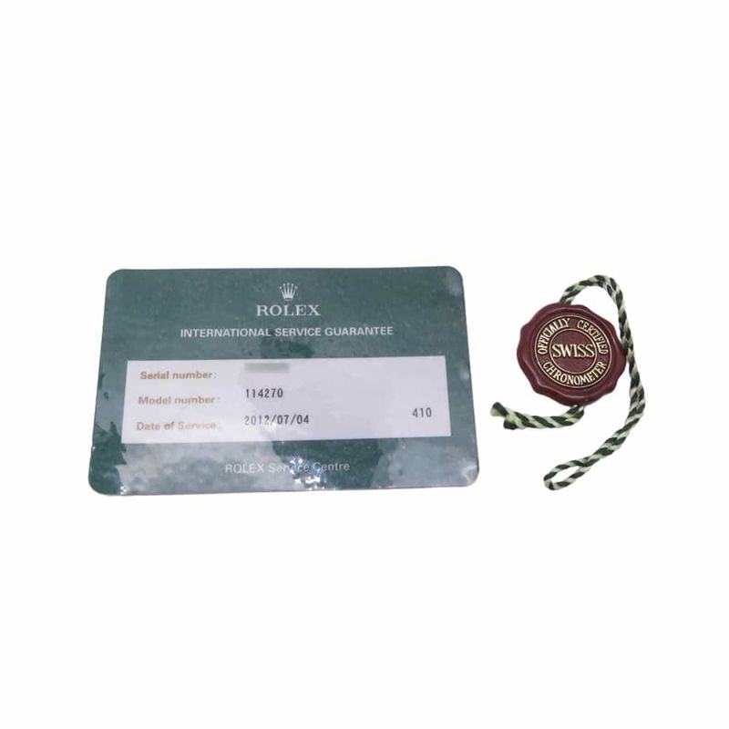 ロレックス エクスプローラー1 K番 114270 ROLEX 腕時計 黒文字盤