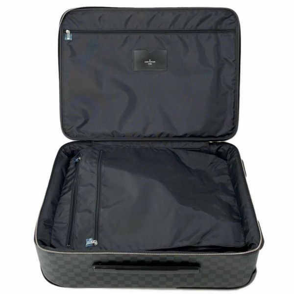 ルイヴィトン キャリーケース ダミエ・グラフィット ペガス55 N23299 LOUIS VUITTON スーツケース 旅行 ブラック 黒