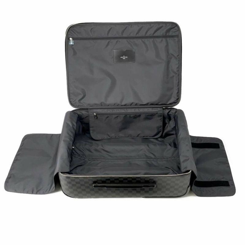 ルイヴィトン キャリーケース ダミエ・グラフィット ペガス55 N23299 LOUIS VUITTON スーツケース 旅行 ブラック 黒