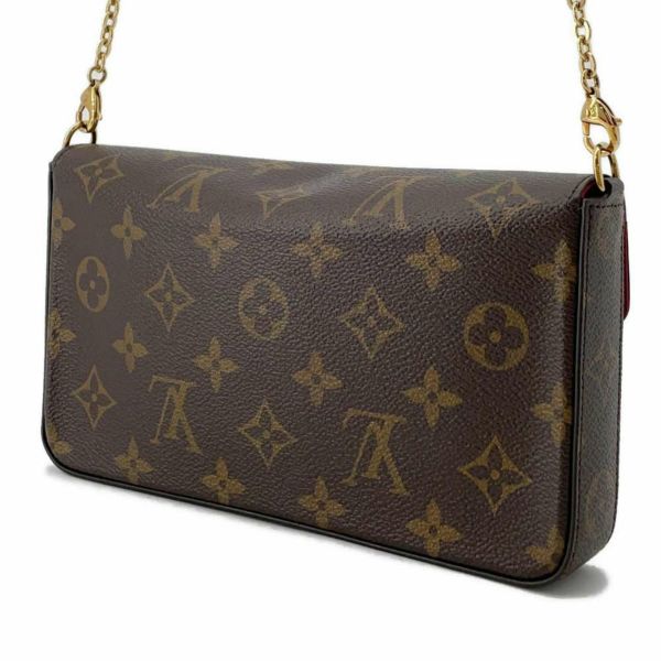 ルイヴィトン チェーンウォレット モノグラム ポシェット・フェリシー M81896 LOUIS VUITTON