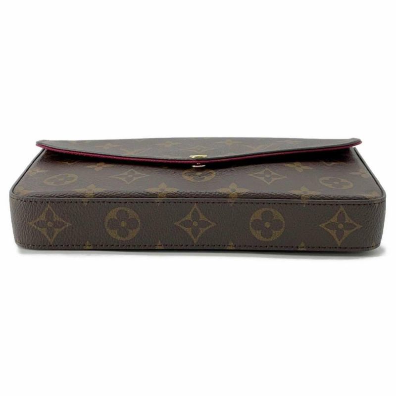 ルイヴィトン チェーンウォレット モノグラム ポシェット・フェリシー M81896 LOUIS VUITTON