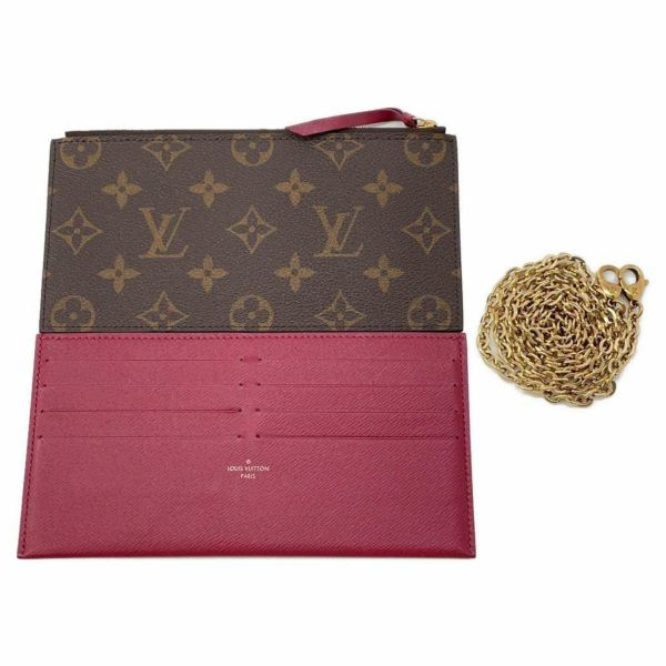 ルイヴィトン チェーンウォレット モノグラム ポシェット・フェリシー M81896 LOUIS VUITTON
