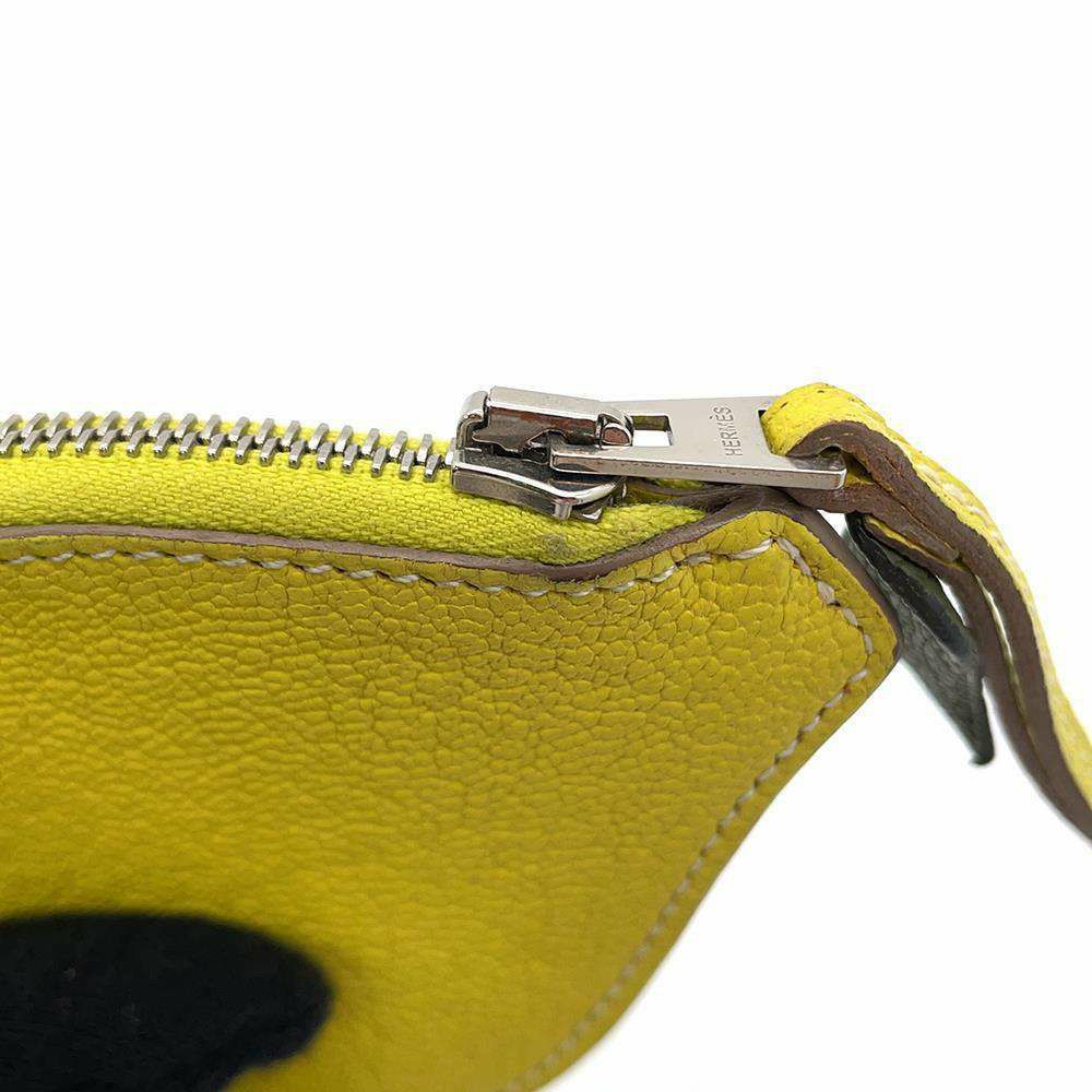 エルメス コインケース トゥッティ フルッティ ポルトモネ レモン ライム シェーブルミゾル X刻印 HERMES 小銭入れ