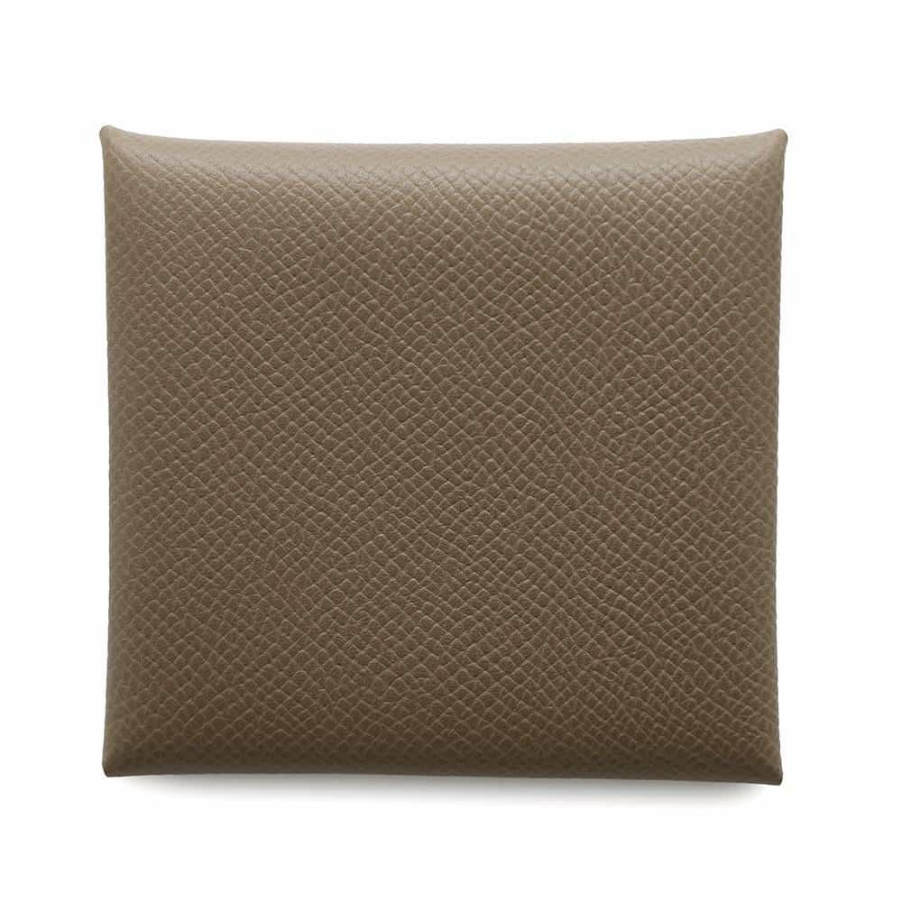エルメス コインケース バスティア エトゥープ エプソン W刻印 HERMES 財布